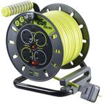 Masterplug 4-Socket Open Cable Reel 25m 240V/13A OMU25134SL-PX