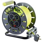 Masterplug 4-Socket Open Cable Reel 50m 240V/13A OLU50134SL-PX