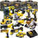 Dewalt DCKT4T10P4 18V 4 x 5.0Ah Batteries XR Li-Ion 10 Piece Toughsystem Kit