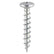 Timco Window Fabrication Screws - Friction Stay - Shallow Pan Countersunk - PH - Single Thread - Gimlet Point - Zinc 4.3 x 25