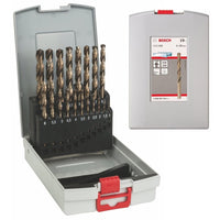 Bosch 1-10mm Metal Drill Bit Set HSS-Co ProBox 19 Piece - SPL