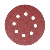 Timco 125mm Random Orbital Sanding Discs 60 Grit Red 231019