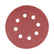 Timco 125mm Random Orbital Sanding Discs 80 Grit Red 231555