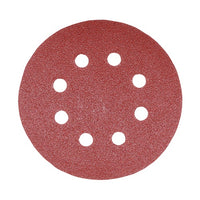 Timco Addax 150mm Mixed Random Orbital Sanding Discs Reding Discs Red 231859