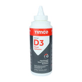 Timco D3 Wood Adhesive Resin Glue Bonding Fast Cure 500ml 247458