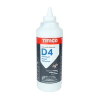 Timco Premium D4 Wood Adhesive 1L Resin Glue Bonding High Strength Fast Cure 247471