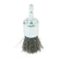 Timco 25mm Drill End Brush Crimped Steel Wire Shaft Mount End Brush-Crimp 25SEC