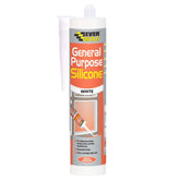 Everbuild General Purpose Silicone Sealant White 280ml GPSWH
