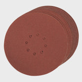 Silverline Hook & Loop Discs Punched 60Grit 225mm 10pk 274762