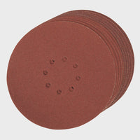 Silverline Hook & Loop Discs Punched 60Grit 225mm 10pk 274762