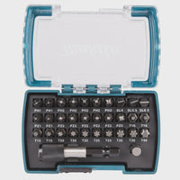 Makita D-74762 Screw Bit Set Of 32 Pieces With Sleeve Chuck Bit Holder