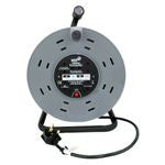 SMJ CTH5013 50m 4 Socket 13 Amp Heavy Duty Cable Reel With Thermal Cut out