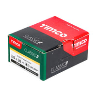 Timco 3.0 x 25mm Classic Multi-Purpose Screws Countsunk Head Yellow (100/Box) 30025CLAF