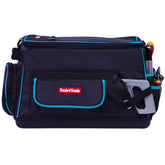 Tools4Trade 20" Heavy-Duty Tool Bag with Multi-Pockets & Hard Base - Blue