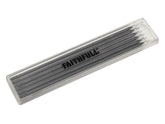 Faithfull 6 Piece Black Long Reach Pencil Marking Refill Pack FAICPLRRFILB