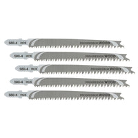 DeWalt DT2057 116mm Jigsaw Blades Progressor Tooth Pack of 5