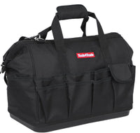 Tools4Trade 18" Tool Bag with Multi-Pockets & Hard Base - Black