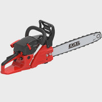 Excel 62cc Petrol Chainsaw 20" Heavy Duty Wood Saw