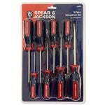Spear & Jackson Screwdriver Set Of 8 Piece SD8PS