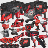 Milwaukee 18V 17 Piece Combo Kit with Charger