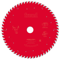 Freud 254mm 60T Table Saw Blade for Wood F03FS10074 254mm x 30mm x 60T