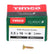 Timco 3.5 x 16mm Classic Multi-Purpose Screws Countsunk Head Yellow (200/Box) 35016CLAF