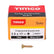 TIMCO 3.5 x 17mm Solo Chipboard & Woodscrews - PZ - Double Countersunk - Yellow 35017SOLOC
