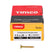 Timco 3.5 x 25mm Solo Chipboard & Woodscrews - PZ - Double Countersunk - Yellow 35025SOLOC