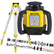 Leica RUGBY610A Rugby 610 Rotating Laser Level Alkaline Kit With Rodeye Reciever