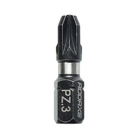 Timco No.3 x 25mm Impact Driver Bits PZ Handy Bit Pack 3PZ25X6