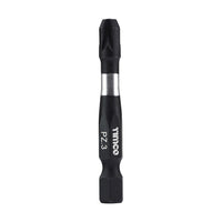 Timco No.3 x 50mm Impact Driver Bits PZ Handy Bit Pack 3PZ50X6