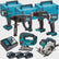 Makita 6 Piece Kit 18V Li-ion with 3 x 5.0Ah Batteries & Charger (DBR KIT)