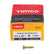 Timco 4.0 x 20mm Solo Chipboard & Woodscrews - PZ - Double Countersunk - Yellow 40020SOLOC