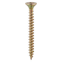 Timco 4.0 x 40mm Solo Woodscrews PZ Double Countersunk 40° Deep Yellow 40040STUBY