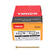 Timco 4.0 x 70mm Solo Chipboard & Woodscrews - PZ - Double Countersunk - Yellow 40070SOLOC