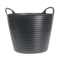 Faithfull 42 Litres Heavy-Duty Polyethylene Flex Black Tub FAIFLEX42B