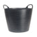 Faithfull 42 Litres Heavy-Duty Polyethylene Flex Black Tub FAIFLEX42B