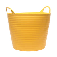 Faithfull 42 Litres Heavy-Duty Polyethylene Flex Yellow Tub FAIFLEX42Y
