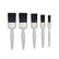 Harris Pack of 5 Flat Paint Brush Set Essentials For Gloss  101021005