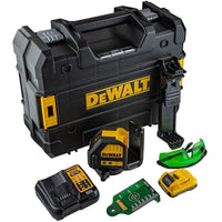 Dewalt DCE088D1G 10.8V Self-Levelling Green Cross Line Laser With 2.0Ah Battery Charger