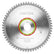 Festool 216mm x 2.3mm x 30mm 60T Laminate / HPL Saw Blade - 500123
