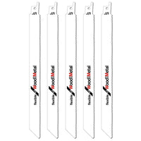 Bosch 225mm Sabre Saw Blades For Metal & Wood S1122VF Pack of 5