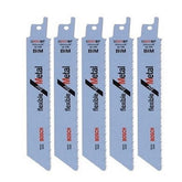 Bosch 150mm Sabre Saw Blade for Metal S922BF Pack of 5 2608656014