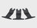 RIKA MTB64BIM 64mm Universal Bi-Metal Multi Tool Saw Blade 3pk MTBR012