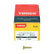 Timco 4.5 x 20mm Solo Chipboard & Woodscrews - PZ - Double Countersunk - Yellow 45020SOLOC