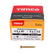 Timco 4.5 x 40mm Solo Chipboard & Woodscrews - PZ - Double Countersunk - Yellow 45040SOLOC