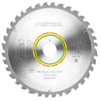 Festool 216mm x 2.3mm x 30mm 36T Mitre Saw Blade 500124