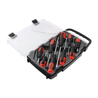 Timco 9pcs Anti-slip Soft-grip Handle Screwdriver Set 468132