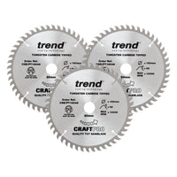 Trend Laminate/HPL Circular Saw Blade 160mm x 20mm x 48T, 3 Pack CSB/PT160/3PK