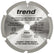 Trend PCD Fibre Cement Circular Saw Blade 250mm x 30mm x 6T PCD/FSB/2506